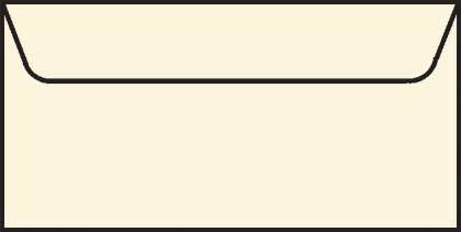 carta Busta 11x22cm -cotton ivory- Per stampanti laser & inkjet. Formato DL (220x110mm), personalizzate a tema.