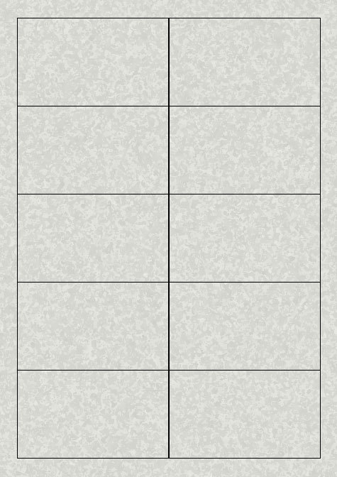 carta Biglietto da visita 54x85mm, in pergamena -white- Per stampanti laser & inkjet. Da un foglio A4 si ottengono 10 biglietti da visita 85x54mm, 180gr.