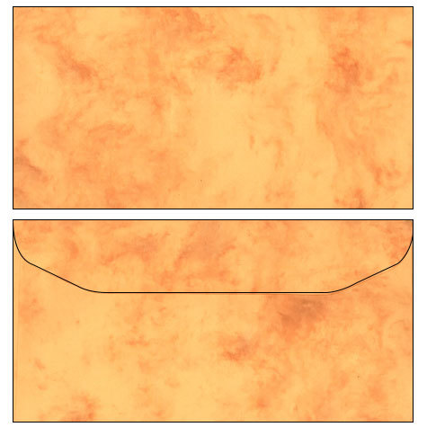 carta Busta 11x22cm -marble gold- Per stampanti laser & inkjet. Formato DL (220x110mm), personalizzate a tema.