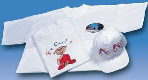 carta Formato A4, white inkjet. T-shirt transfer per tessuti bianchi o chiari: minimo 70% cotone.