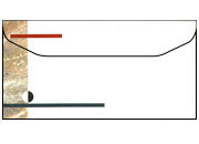 carta Busta 11x22cm -tivoli- Per stampanti laser & inkjet. Formato DL (220x110mm), personalizzate a tema DEC24x25