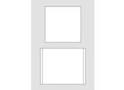 carta 12 copertine per custodie di CD, white, 200gr DEC2x50.