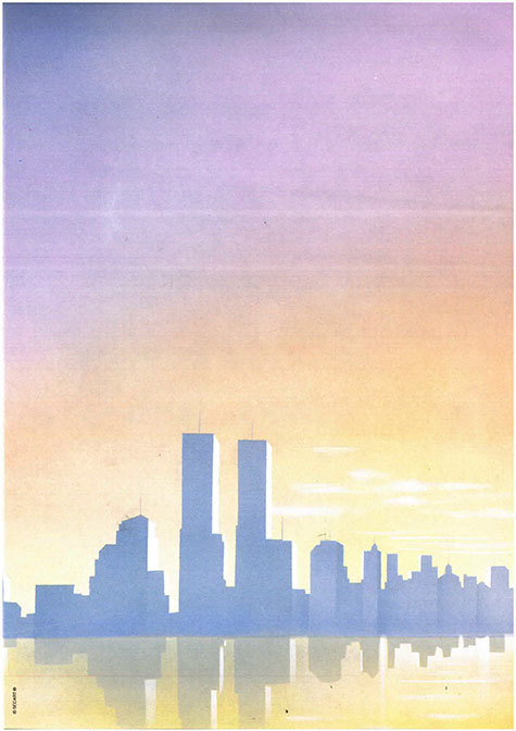 carta Carta personalizzata con soggetto -new york- per stampanti laser & inkjet. Formato a4 (21x29,7 cm), 95gr x mq, personalizzata a tema.