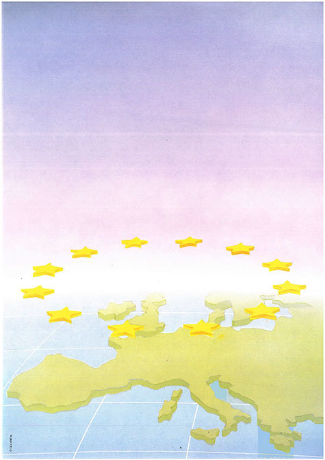 carta Carta personalizzata con soggetto -europe- per stampanti laser & inkjet. Formato a4 (21x29,7 cm), 95gr x mq, personalizzata a tema.