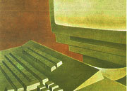 carta Carta personalizzata con soggetto -computer- DEC312Sx100.