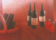 carta Carta personalizzata con soggetto -wine- per stampanti laser & inkjet. Formato a4 (21x29,7 cm), 95gr x mq, personalizzata a tema.