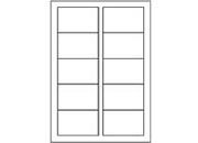 carta Biglietto da visita. bianco, 54x85mm. Angoli SQUADRATI per stampanti laser & inkjet. Con bordo liscio (anzich essere microperforati, i biglietti sono posti su un foglio A4 con adesivo removibile. Dopo la stampa possono essere facilmente staccati senza traccia di colla sul retro). Da un  foglio A4 si ottengono 10 biglietti da visita 85x54mm, 200gr.