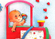 carta Biglietti di partecipazione a tema nascite -baby train- per stampanti laser & inkjet. 50 partecipazioni + 50 buste + 56 etichette per buste,  formato a4 (21x29,7 cm), 135 gr x mq personalizzato a tema DEC372x5