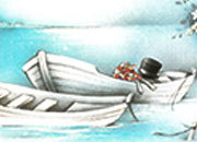 carta Biglietti di partecipazione a tema matrimoni -lake side- per stampanti laser & inkjet. 50 partecipazioni + 50 buste + 56 etichette per buste,  formato a4 (21x29,7 cm), 135 gr x mq personalizzato a tema DEC379x5