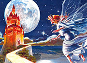 carta Biglietti di partecipazione a tema compleanni -castle- per stampanti laser & inkjet. 50 partecipazioni + 50 buste + 56 etichette per buste,  formato a4 (21x29,7 cm), 135 gr x mq personalizzato a tema DEC383x5