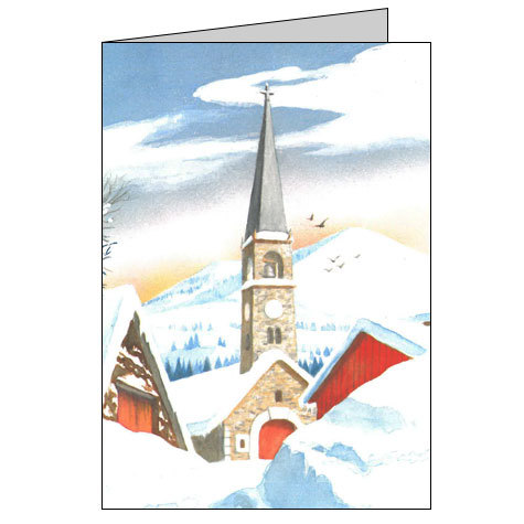 carta Biglietti di partecipazione a tema natalizio -White Village- per stampanti laser & inkjet. 50 partecipazioni + 50 buste + 56 etichette per buste,  formato a4 (21x29,7 cm), 135 gr x mq personalizzato a tema.