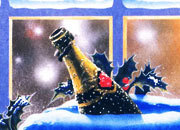 carta Biglietti di partecipazione a tema natalizio -windows 135gr per stampanti laser & inkjet. 50 partecipazioni + 50 buste + 56 etichette per buste,  formato a4 (21x29,7 cm), 135 gr x mq personalizzato a tema DEC394