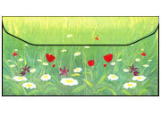 carta Busta 11x22cm -spring- Per stampanti laser & inkjet. Formato DL (220x110mm), personalizzate a tema DEC39x25