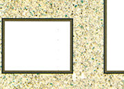 carta Cartoncino piegato in 3 con cornice -gold line- per stampanti laser & inkjet. Foglio A4 piegabile in A5, 165gr x mq, personalizzata a tema DEC445x70