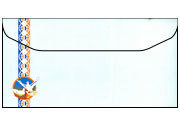 carta Busta 11x22cm -dove- Per stampanti laser & inkjet. Formato DL (220x110mm), personalizzate a tema DEC48x25