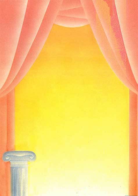 carta Cartoncino personalizzato con soggetto - theatre- per stampanti laser & inkjet. formato a4 (21x29,7 cm), 165 gr x mq personalizzato a tema.