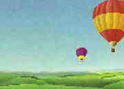 carta Carta personalizzata con soggetto -hot air balloon- per stampanti laser & inkjet. Formato a4 (21x29,7 cm), 95gr x mq, personalizzata a tema.