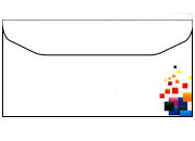 carta Busta 11x22cm -pixels- Per stampanti laser & inkjet. Formato DL (220x110mm), personalizzate a tema DEC58x25