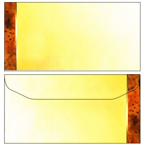 carta Busta 11x22cm -buur walnut, burlwood- Per stampanti laser & inkjet. Formato DL (220x110mm), personalizzate a tema.