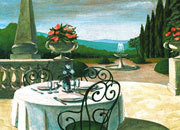 carta Carta personalizzata con soggetto -terrace- per stampanti laser & inkjet. Formato a4 (21x29,7 cm), 95gr x mq, personalizzata a tema DEC668x25