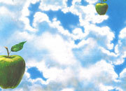 carta Carta personalizzata con soggetto -apple- per stampanti laser & inkjet. Formato a4 (21x29,7 cm), 95gr x mq, personalizzata a tema DEC671x100