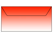 carta Busta 11x22cm -red scarlet lake- Per stampanti laser & inkjet. Formato DL (220x110mm), personalizzate a tema DEC6x25