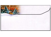 carta Busta 11x22cm -christmas refuge- Per stampanti laser & inkjet. Formato DL (220x110mm), personalizzate a tema DEC78x25