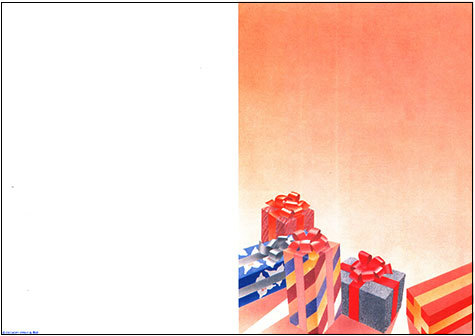 carta Formato A4, gifts, 135gr laser & inkjet. Piegati in 2, gifts.