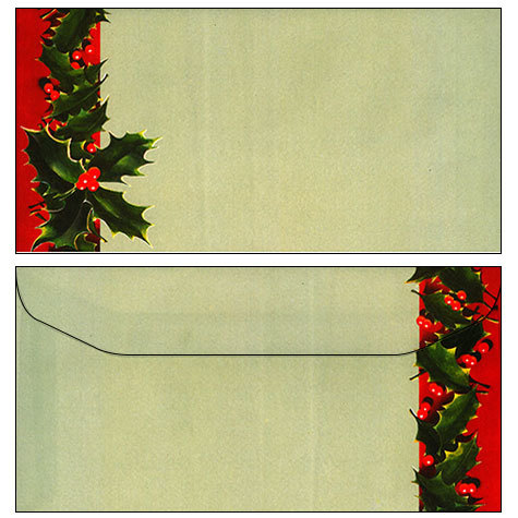 carta Buste 11x22cm, holly, 100gr laser & inkjet. Buste DL (220x110mm), holly.