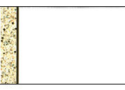 carta Biglietto da visita 54x85mm, cornice -gold line- Per stampanti laser & inkjet. Da un  foglio A4 si ottengono 10 biglietti da visita 85x54mm, 185gr.