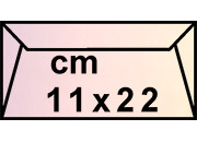 carta Busta 11x22cm -UNIVERSALI- SECbra1x25.