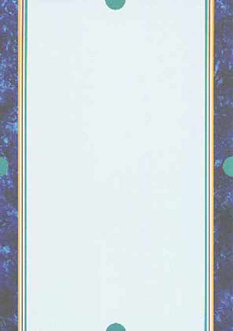 carta Carta personalizzata con cornice -diplomat- per stampanti laser & inkjet. Formato a4 (21x29,7 cm), 95gr x mq, personalizzata a tema.