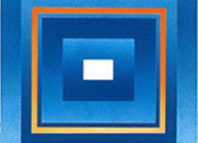 carta Cartoncino piegato in 3 con cornice -rythmic blue- per stampanti laser & inkjet. Foglio A4 piegabile in A5, 165gr x mq, personalizzata a tema DEC429x70