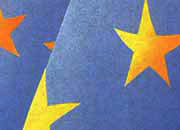 carta Carta personalizzata con soggetto -european flag- per stampanti laser & inkjet. Formato a4 (21x29,7 cm), 95gr x mq, personalizzata a tema.