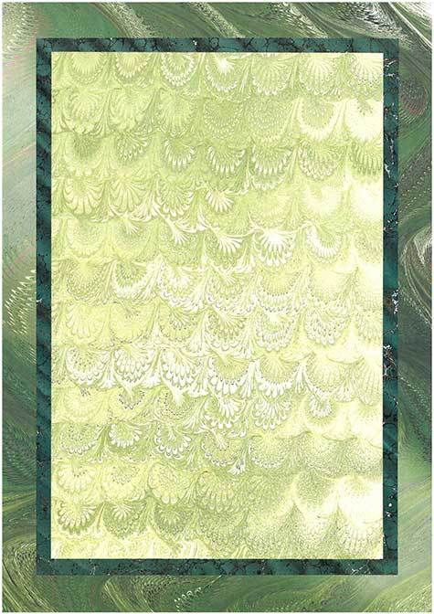 carta Carta personalizzata con cornice -topkapi- per stampanti laser & inkjet. Formato a4 (21x29,7 cm), 95gr x mq, personalizzata a tema.