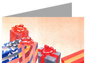 carta Formato A4, gifts, 135gr laser & inkjet. Piegati in 2, gifts DEC866x70