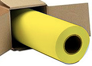 carta Carta, PPC, ThermoLaser, altezza914mm, GIALLO BIANCA opaca. Rotolo da 100 metri, foro 3 pollici (76mm),80gr x mq. Carta naturale per stampe monocromatiche, linee, planimetrie. Per PlotterLaser e riproduttori grande formato. Qualit di stampa anche ad alta velocita Dit110gi