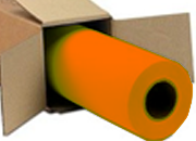 carta Carta FLUORESCENTE, rotolo 914mm ARANCIO Carta trattata fluorescente, rotolo da 100 metri, foro 3 pollici (76mm),90grammi x mq, per InkJet, adatta a locandine, saldi, sconti e novit.