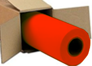 carta Carta FLUORESCENTE, rotolo 914mm ROSSO Carta trattata fluorescente, rotolo da 100 metri, foro 3 pollici (76mm),90grammi x mq, per InkJet, adatta a locandine, saldi, sconti e novit.
