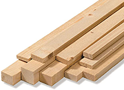 carta Listello legno per telaio 1,7x100cm Listello in legno, adatto per costruire telai Dit293