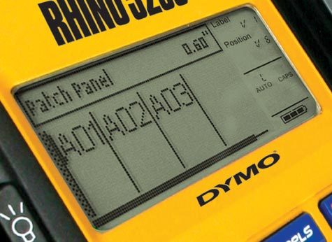 gbc Dymo RHINO 5200 (S0841410) RHINO 5200, l'etichettatrice industriale portatile e conveniente per applicazioni professionali, datacom, elettriche, audio-video, sicurezza, MRO e industriali.