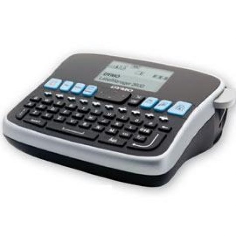 gbc LabelManager 360D etichettatrice ricaricabile da scrivania, utilizza etichette D1 DYMO di larghezza 6, 9, 12 e 19 mm.
