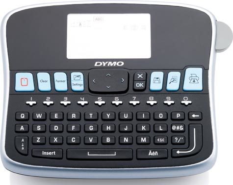 gbc LabelManager 360D etichettatrice ricaricabile da scrivania, utilizza etichette D1 DYMO di larghezza 6, 9, 12 e 19 mm.