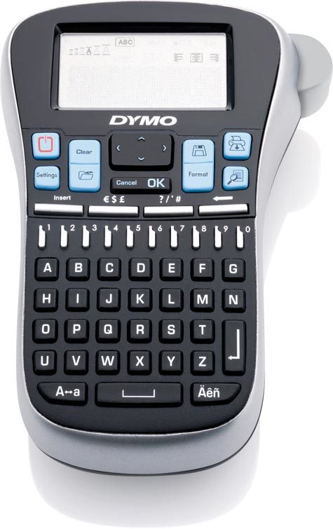 gbc LabelManager 260P etichettatrice portatile e ricaricabili, utilizza etichette D1 DYMO di larghezza 6, 9, e 12 mm.