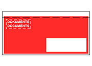 carta Tasca per documenti, 235x120mm, ROSSO Finestra in basso a destra, chiusura autoadesiva e striscia staccabile. Prodotto originale Svizzero. MADE IN SWITZERLAND ELO29023.80