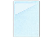 carta Ordo Prestige AZZURRO 115gr-mq Dimensioni: 220x310mm. Con finestra triangolare, frontale senza rigature, elegante struttura in lino, disponibile in 6 colori. Prodotto originale svizzero. MADE IN SWITZERLAND ELO29451.31