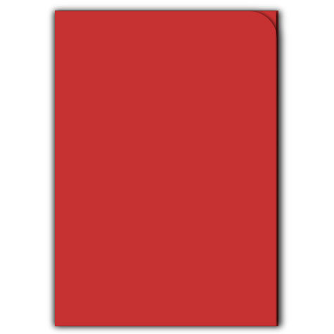 carta Ordo Trasparente ROSSO, 120gr-mq Dimensioni: 220x310mm, Senza finestra, frontale senza rigature, disponibile in 5 colori. Prodotto originale svizzero. MADE IN SWITZERLAND.
