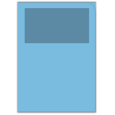 carta Ordo Classico BLU, 120gr-mq Dimensioni: 220x310mm. Con finestra 180x100mm, frontale senza rigature, disponibile in 16 colori. Prodotto originale svizzero. MADE IN SWITZERLAND.