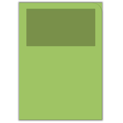 carta Ordo Classico VERDE, 120gr-mq Dimensioni: 220x310mm. Con finestra 180x100mm, frontale senza rigature, disponibile in 16 colori. Prodotto originale svizzero. MADE IN SWITZERLAND.
