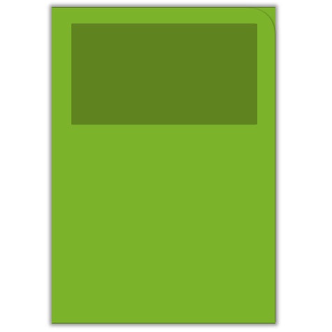 carta Ordo Classico VERDE INTENSo, 120gr-mq Dimensioni: 220x310mm. Con finestra 180x100mm, frontale senza rigature, disponibile in 16 colori. Prodotto originale svizzero. MADE IN SWITZERLAND.